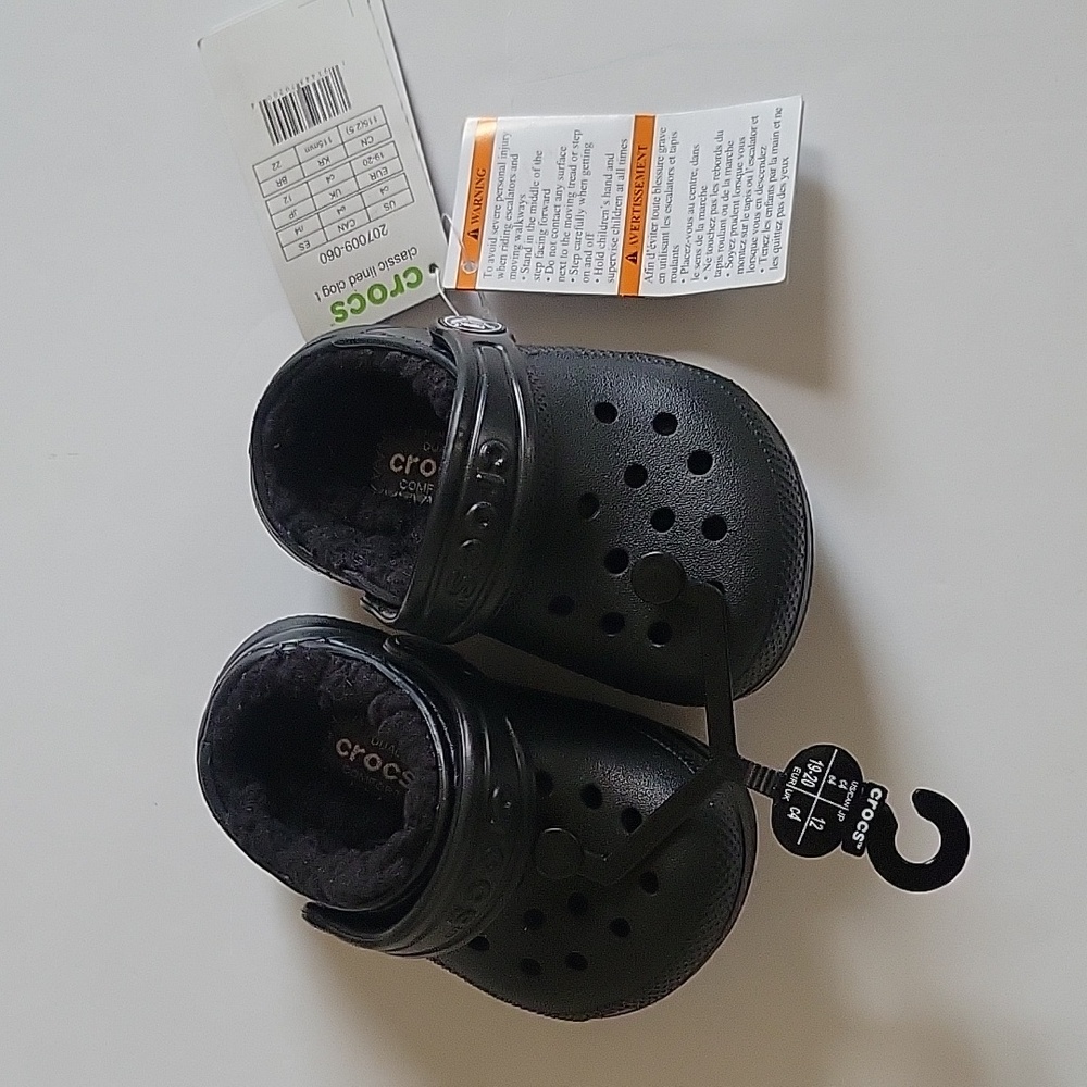 Crocs | Classic Lined Clog | Toddler Size: 4